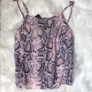 Snake Print Cami Top.